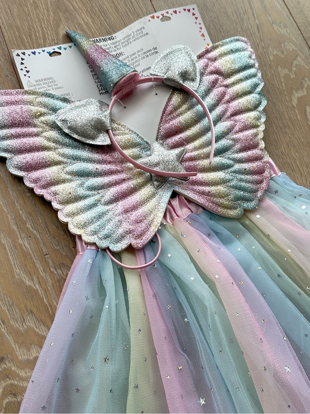 Brand New Kids Unicorn Fairy Princess Halloween Costume 3-Piece Set - 3 YR+